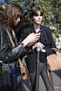 Paris Fashion Week street style.