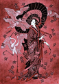 Painting by Mongolian artist Zaya 