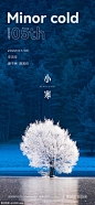  小寒大寒节气海报