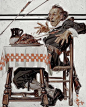 摩登男女&The Arrow的缔造者 | 上世纪美国著名插画师J.C. Leyendecker_Evening
