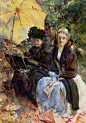 萨金特（John Singer Sargent,1856-1925）美国肖像画大师