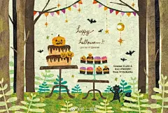 ☰     
动物们也过万圣节丨萌系插画 井上惠美    
#万圣节派对妆容#  插画超话 ​​​​