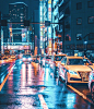 台风过后的大阪和东京的夜景 (BY:矢向) ​​​​