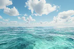 蔚蓝的海水高清壁纸
