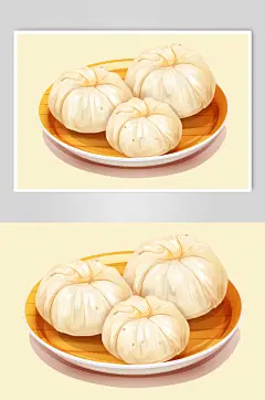 AI数字艺术手小年祭灶王糖瓜手绘美食插画