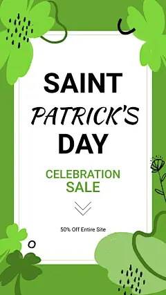 St. Patrick's Day Product Sales Marketing Instagram Story Image