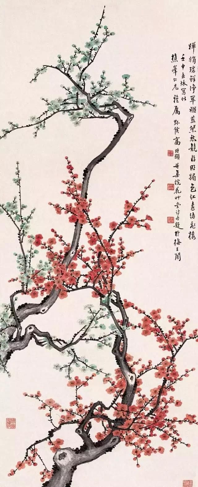 清末举人高野侯——画梅
高时显（1878...