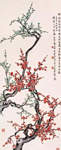 清末举人高野侯——画梅
高时显（1878—1952），字欣木，号野侯、可庵。出生于杭州城里的望族高家。高家富甲乡里，其祖业高义泰绸布庄，经营规模为浙江绸布行业之龙头。高家崇文重教，英才辈出，长子高存道、二子高野侯、六子高络园三人俱擅长于文艺，为世所知，人称“高氏三杰”。】