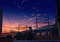 #背景 マジックアワー - mocha@3日目-南ナ33b的插画