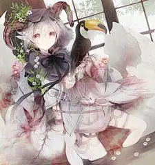 白发红眼的动漫人物_360图片
