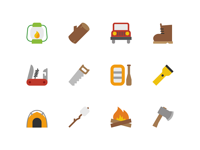 Camping Icons