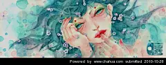 洋红的插画画廊展厅
