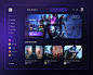 Game Live Streaming Platform by Rina Grim on Dribbble