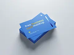 高品质烫金烫银名片品牌设计提案样机模板 Foil Business Card Mockup