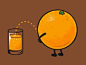 hahaha! Total Love! :) - ORANGE JUICE   by Chow Hon Lam #orange #juice #fun #illustration #design