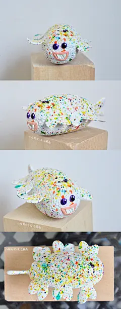 #我爱手作# 当《山海经》里的小怪物们用石塑黏土的方式展现
匠匠竟然觉得丑萌丑萌的

投稿：@周周魚-予之 ​​​​