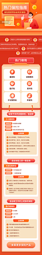 热门金融保险理财指南长图H5活动页图片_潮国创意
