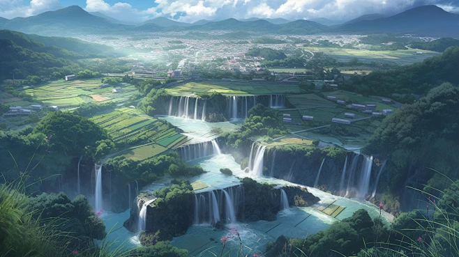_Full_screen_vector_art_Wide_waterfalls_42992d64-001b-4e7f-b71f ...