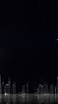黑色城市夜景夜空简约H5背景图片欣赏_设计素材_PSD格式_图片1080x1920像素_图片编号2944868-爱集网