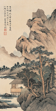 Katharinele采集到国 画-中式山水背景