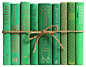Decorative Books: Modern Green ColorPak traditional-books