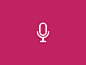 Dribbble voice reco first shot