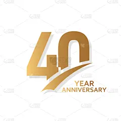 式样,周年纪念,模板,数字40,形状,几何形状,圆形,白色,黑色,庆祝