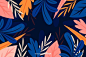 Flat beautiful botanical background styl... | Free Vector #Freepik #freevector #freebackground #freepattern #freeflower #freefloral