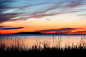Horseshoe Island, Door County, 威斯康星州，美国。摄影：Aaron C. Jors。此岛因形状像马蹄而得名。在威斯康星Door半岛上的Peninsula state park，每个晴朗的日子里，都能看到它躺在夕阳中。