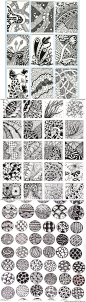 Zentangle Patterns & Ideas - be careful Zentangle is NAFF BEYOND BELIEF - done badly it looks like meaningless doodles: 