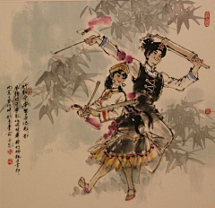 星河夏之缘采集到国画舞蹈