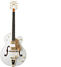 Gretsch White Falcon，Gretsch是最早一批生产半实心电吉他的乐器厂商，至今也是很多爵士乐手首选琴