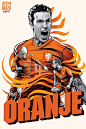 世界杯32强Netherlands 荷兰专属海报出炉