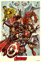 Avengers Age of Ultron: End of the Path : Poster for the Avengers Age of Ultron official show at Hero Complex Gallery