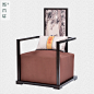 苏木轩 新中式实木沙发现代中式单人沙发椅样板房家具定制SS15-1-淘宝网