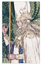 Tarot Card V - The Hierophant Art from Tactics Ogre: Let Us Cling Together