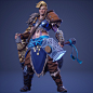 Stylized Female Viking