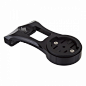 This may contain: an image of a black bike handle with two holes on the front and one hole in the back