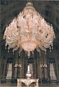 The largest chandelier in the world, weighing in at 4 tons was a gift from Queen Victoria to the Dolmabakce Palace in Istanbul.
