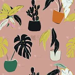 室内植物,动物手,住房,花纹,农业,环境,壁纸,植物群,装饰,绘制