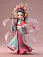 京剧花旦玩偶10-17