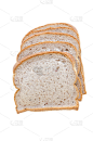 面包,切片食物,背景,白色,垂直画幅,褐色,无人,小吃,特写,长面包