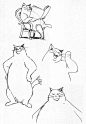 宫崎骏《猫的报恩》原画设定稿