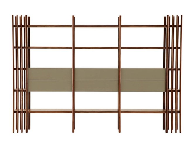 Open modular wooden ...