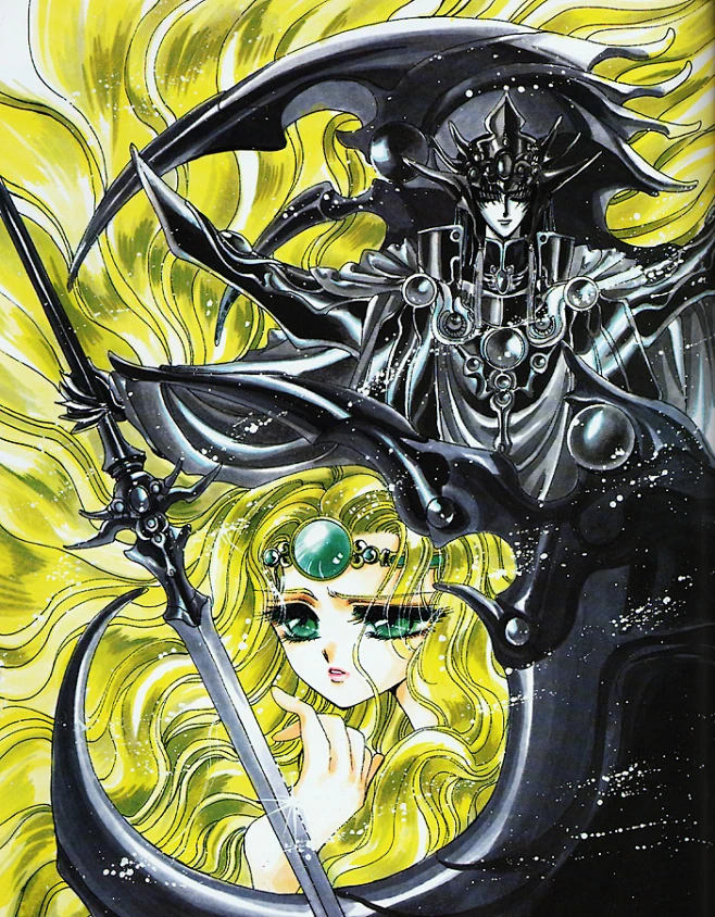 【已审】【clamp画集系列】~~魔法骑士画册(2本)~-花瓣网
