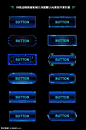 源文件下载 科技边框按钮机械几何图案UI元素控件素材集 按钮 科技感按钮 按键 UI按键素材 机械边框 抽象几何图案 UI元素组合 游戏质感按钮