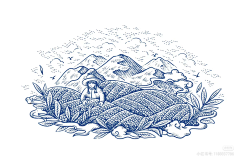 设形意CHUN-采集到包装插画/图案