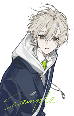 睡睡画画乐乐采集到插画男士