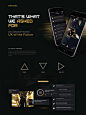 Deus Ex Universe 2.0 : With the release of Deus Ex Mankind Divided SE released a companion mobile app. Unfortunately it was very badly designed. I've took some time and create a redesigned concept. #APP# #UI# #iOS# #色彩##深色#