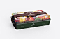 Transparent Food Container Box Mockup 蔬果零售透明塑料包装盒腰封logo标识设计贴图ps样机素材_UIGUI-国外高品质设计素材共享网